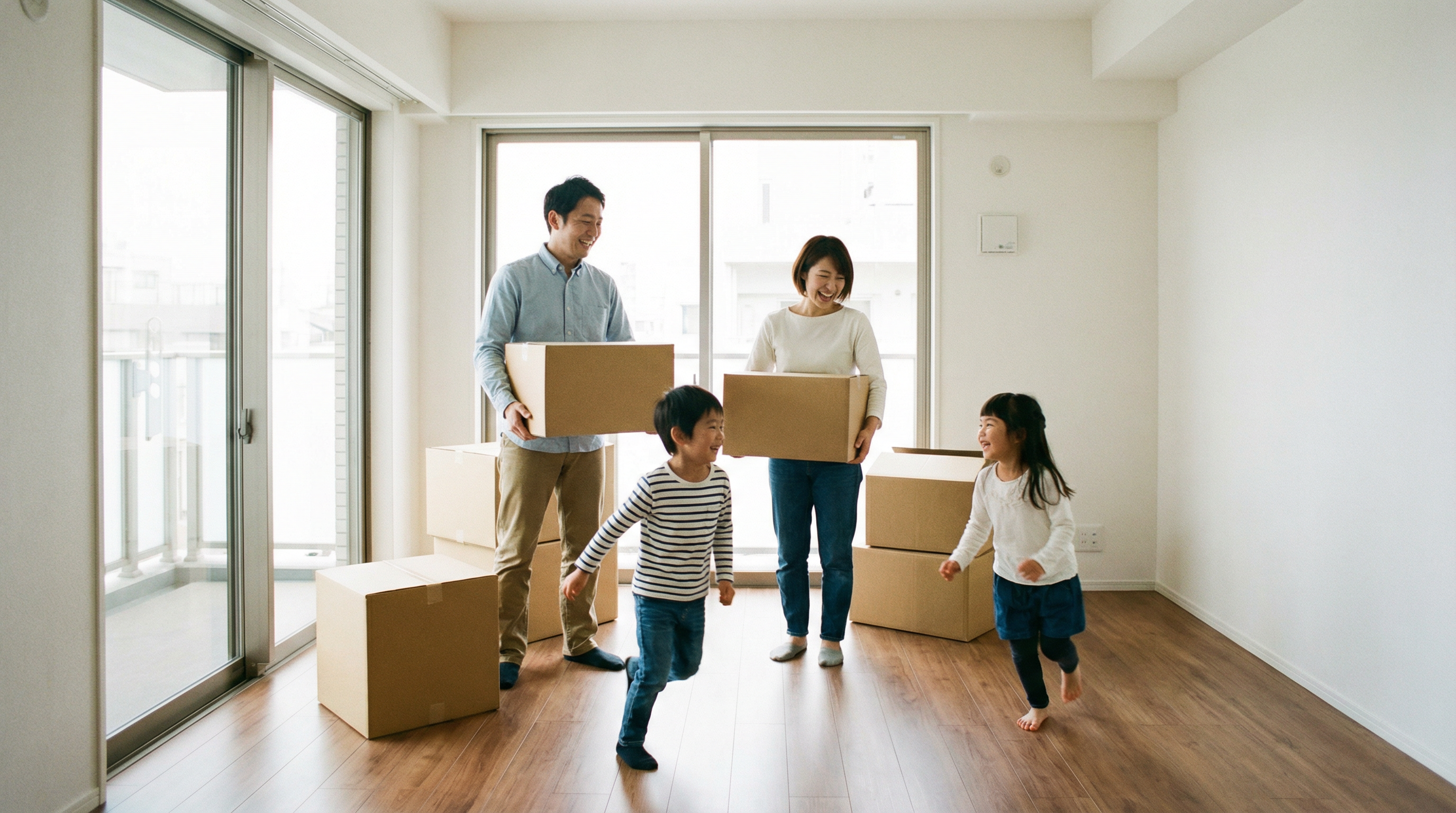 新居への引っ越し